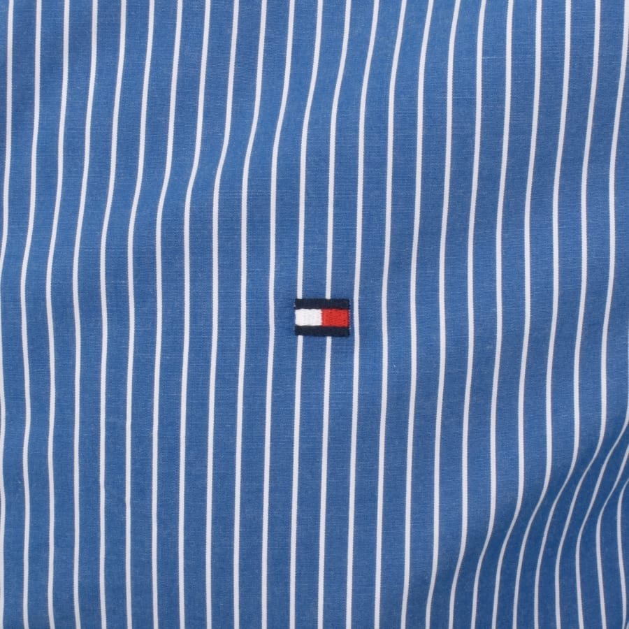 Image number 3 for Tommy Hilfiger Core Hairline Stripe Shirt Blue
