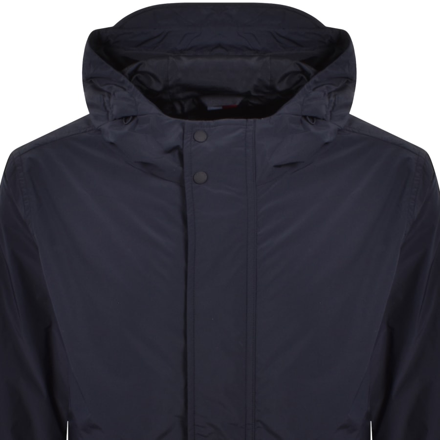 Image number 3 for Tommy Hilfiger Packable Hooded Jacket Navy