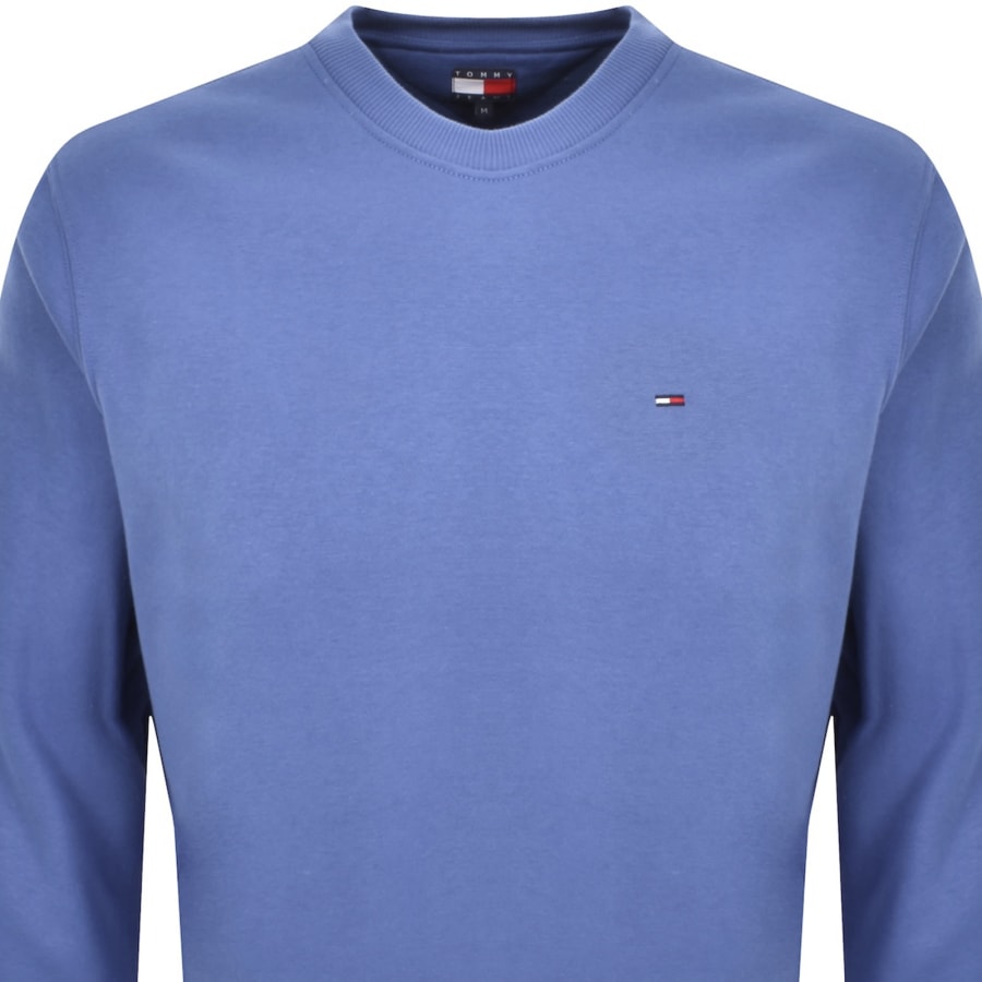 Image number 2 for Tommy Jeans Flag Logo Sweatshirt Blue