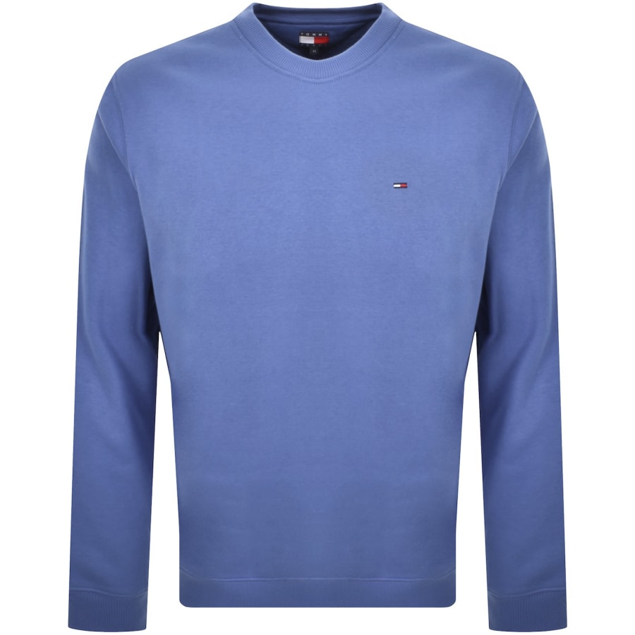 Image number 1 for Tommy Jeans Flag Logo Sweatshirt Blue