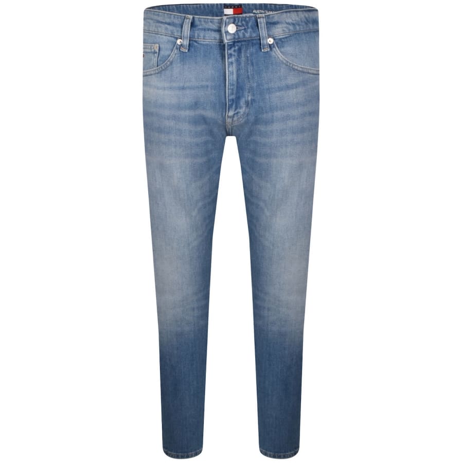 Image number 2 for Tommy Jeans Austin Slim Tapered Jeans Blue