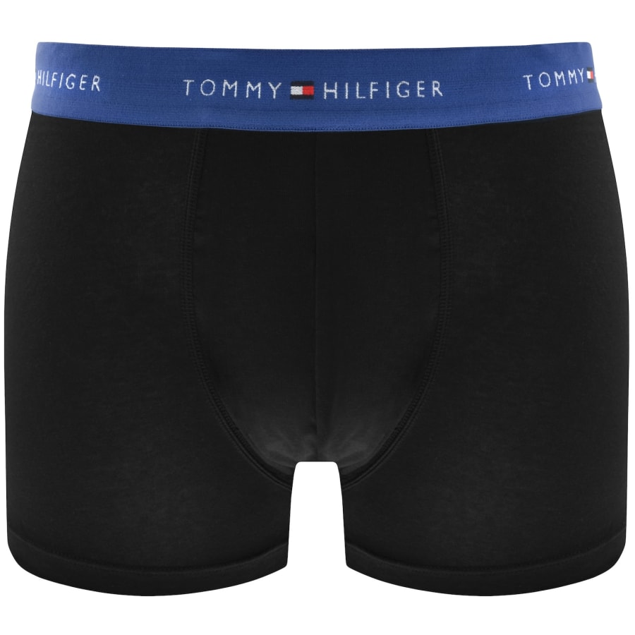 Image number 4 for Tommy Hilfiger Underwear 7 Pack Trunks Black