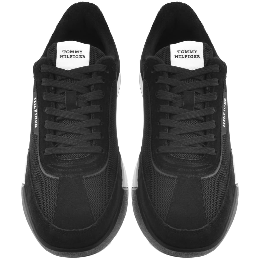 Image number 3 for Tommy Hilfiger Retro Runner Trainers Black
