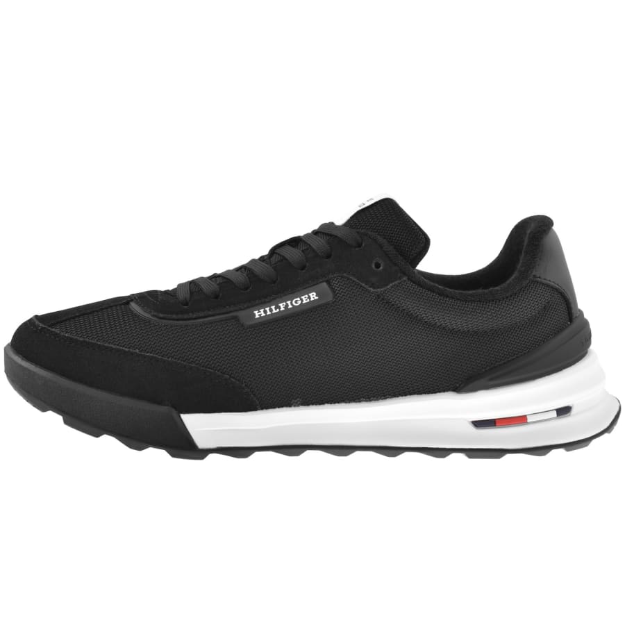 Image number 1 for Tommy Hilfiger Retro Runner Trainers Black