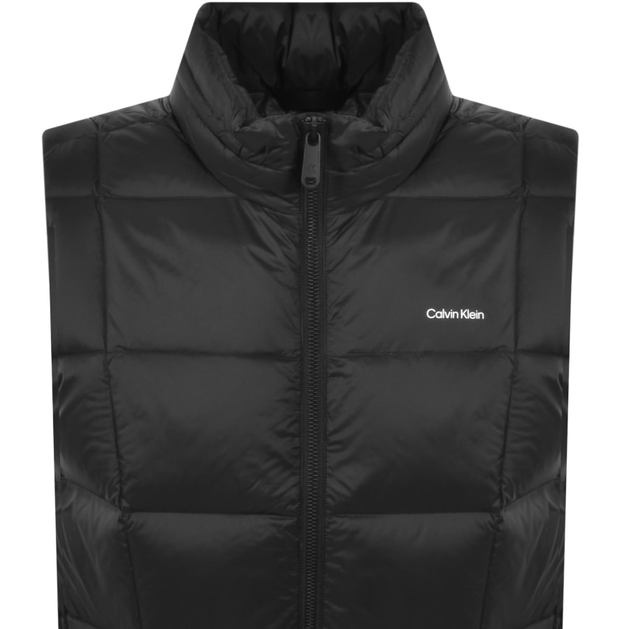 Image number 2 for Calvin Klein Nylon Puffer Gilet Black