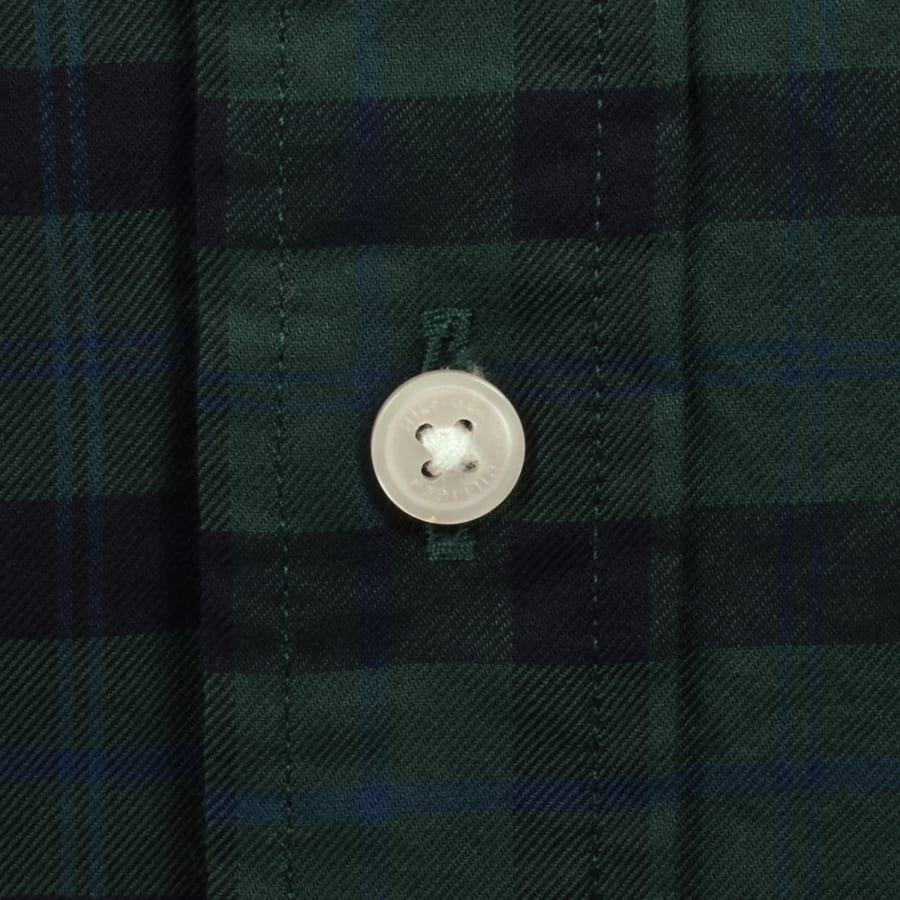 Image number 4 for Tommy Hilfiger Oxford Check Shirt Green