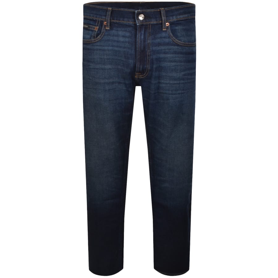 Image number 2 for Calvin Klein Slim Straight Jeans Blue