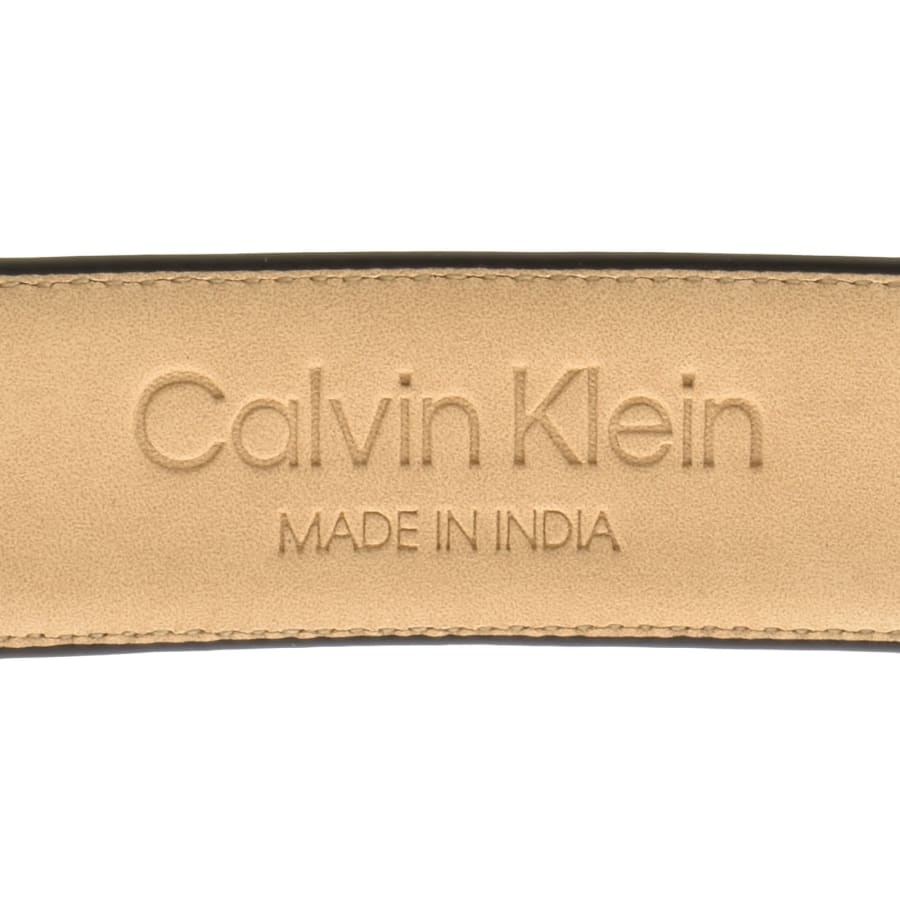 Image number 4 for Calvin Klein Square Buckle Belt Black