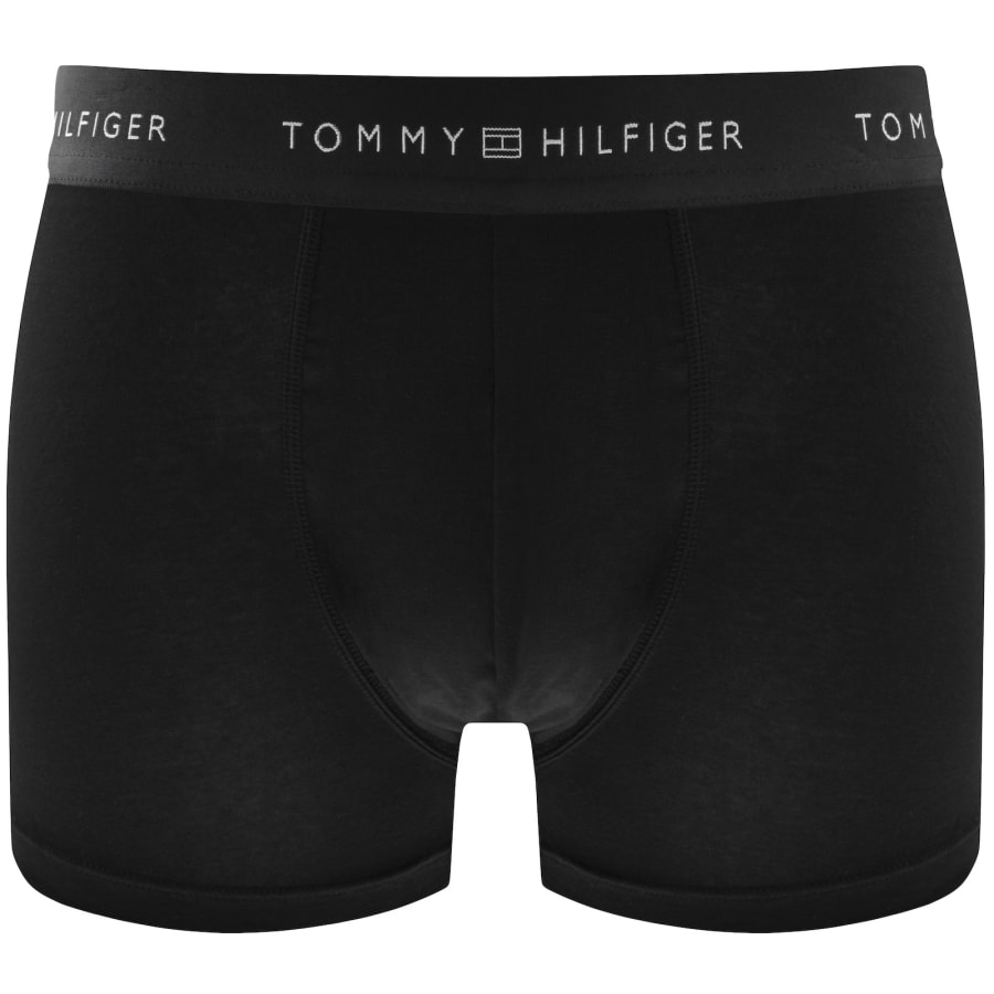 Image number 4 for Tommy Hilfiger Underwear 3 Pack Trunks Black
