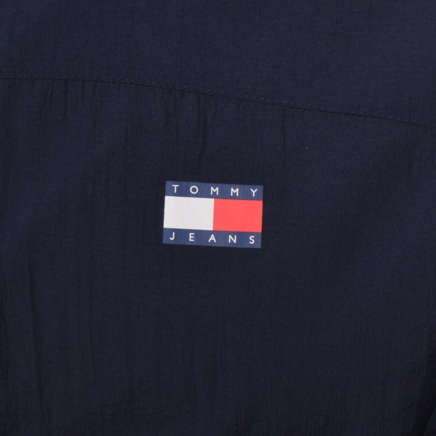 Image number 3 for Tommy Jeans Chicago Fleece Lined Jacket Navy