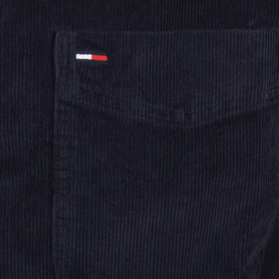 Image number 3 for Tommy Jeans Corduroy Shirt Navy