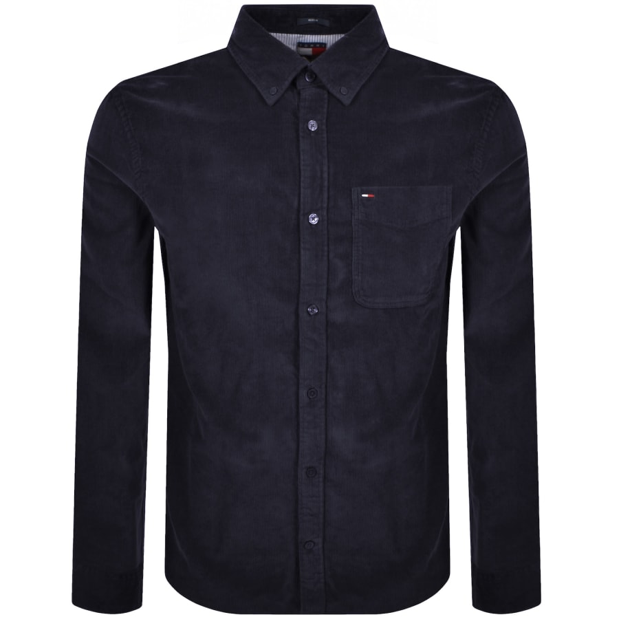 Image number 1 for Tommy Jeans Corduroy Shirt Navy