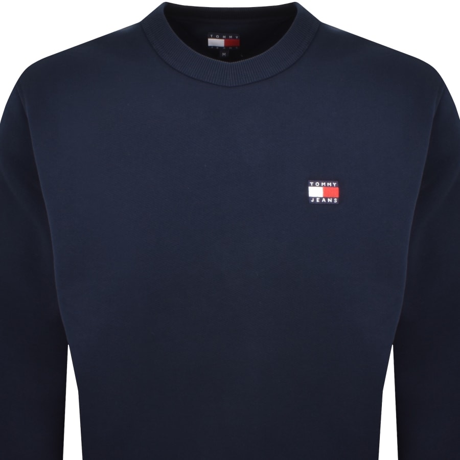 Image number 2 for Tommy Jeans Logo Sweatshirt Navy