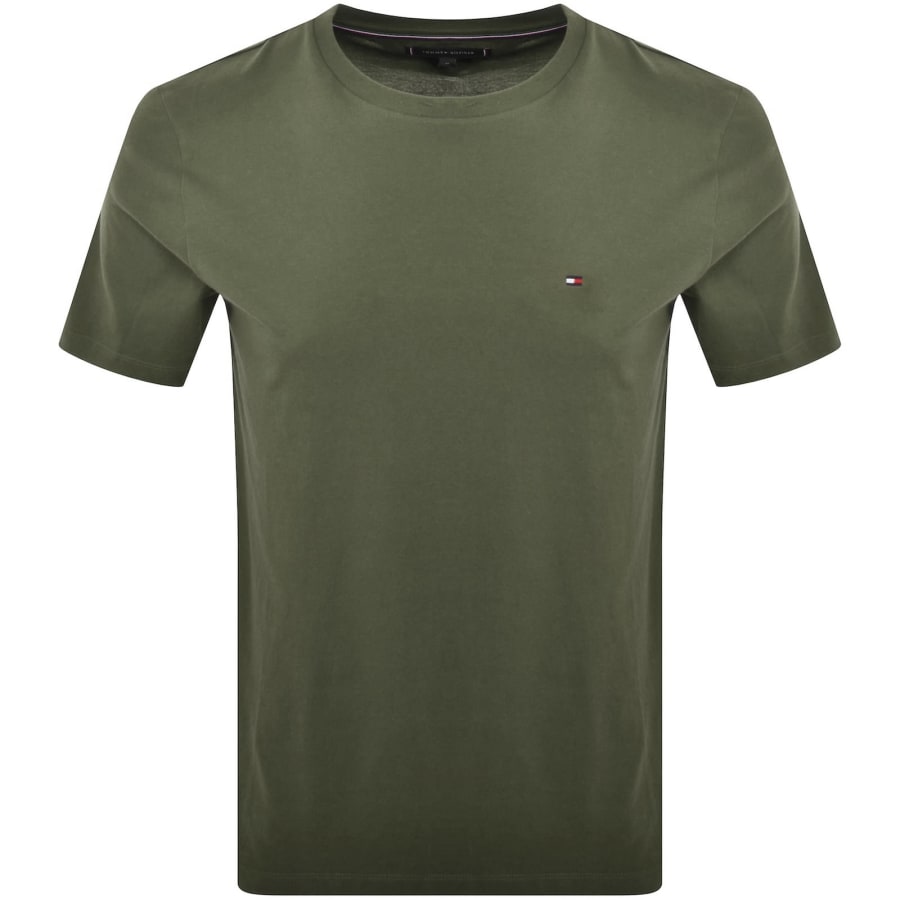 Image number 1 for Tommy Hilfiger Essential Solid T Shirt Green