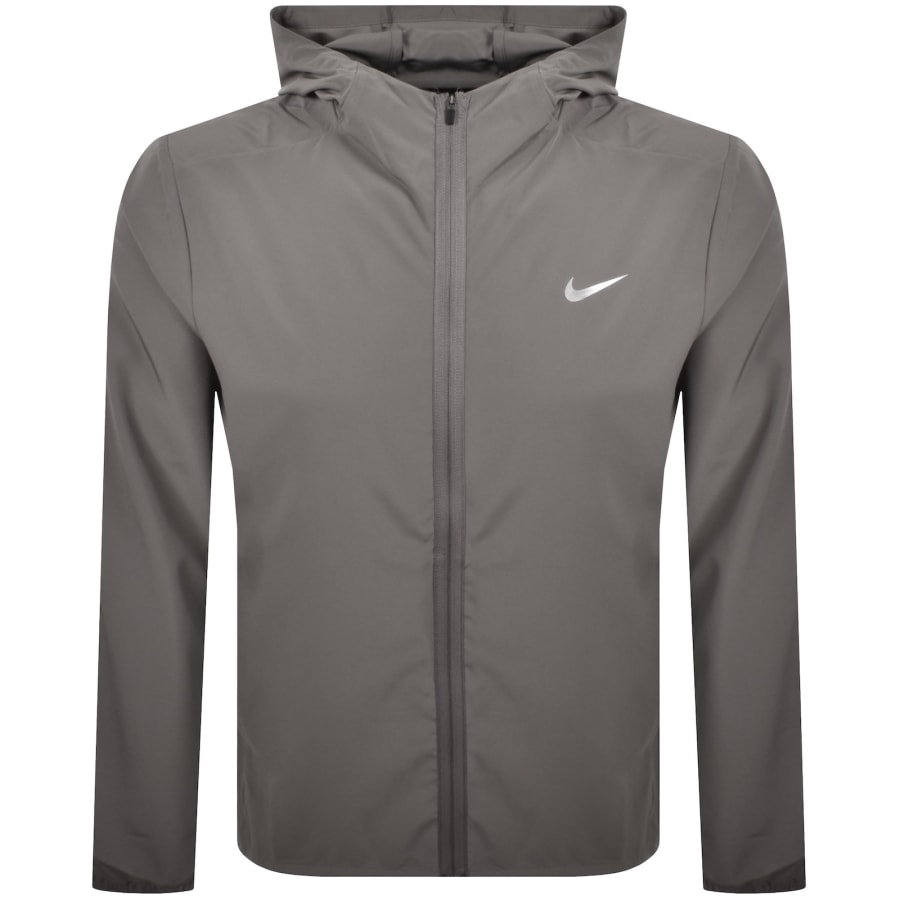 Image number 1 for Nike Training Hooded Fitness Jacket Brown
