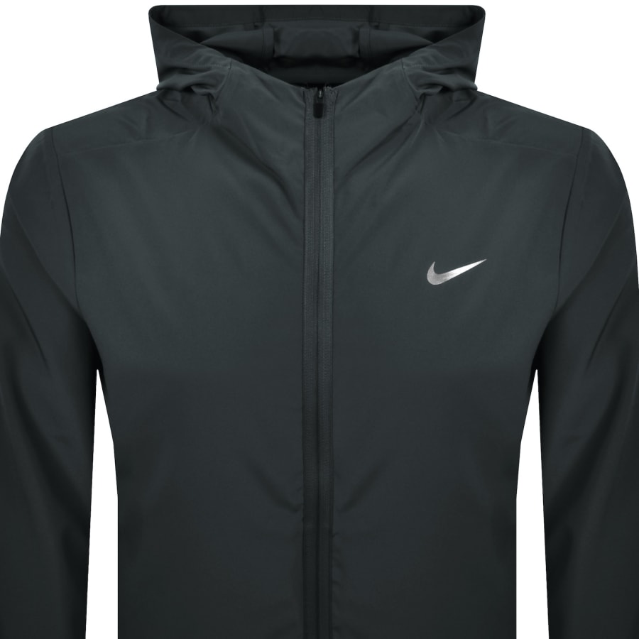 Image number 2 for Nike Training Hooded Fitness Jacket Green