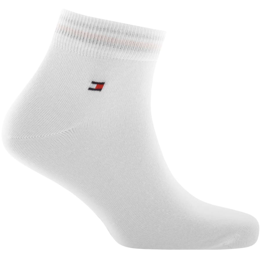 Image number 2 for Tommy Hilfiger 6 Pack Ankle Socks White