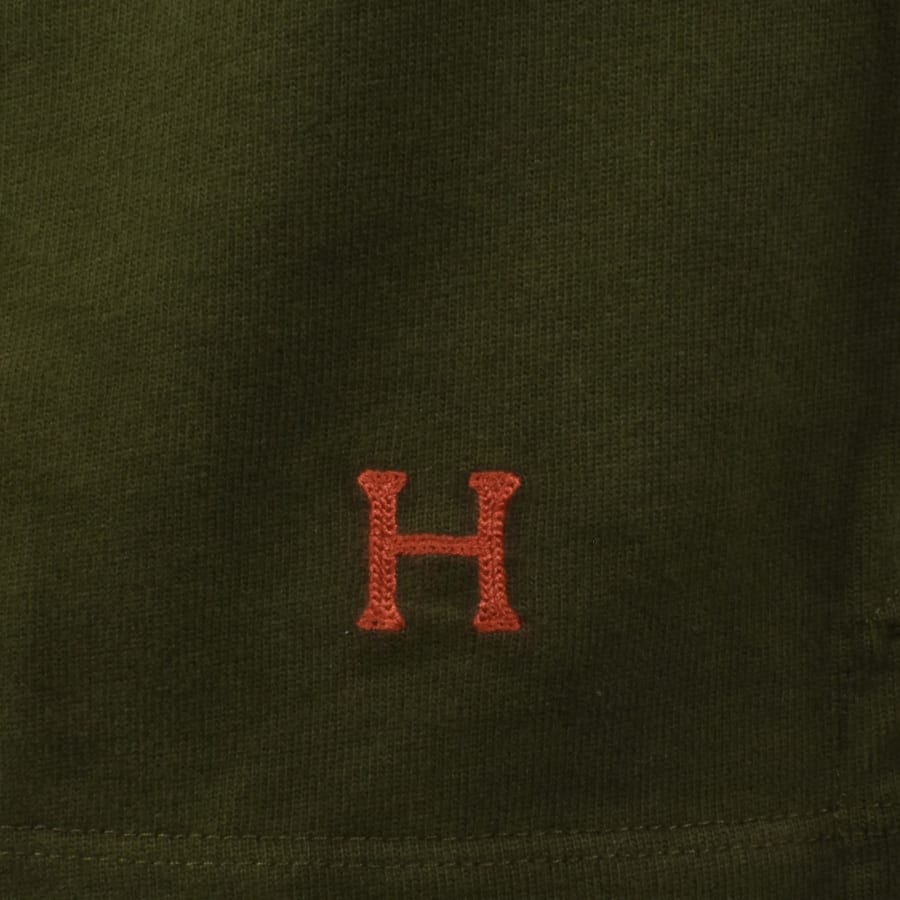 Image number 4 for Hackett Peaks Rugby Polo T Shirt Green