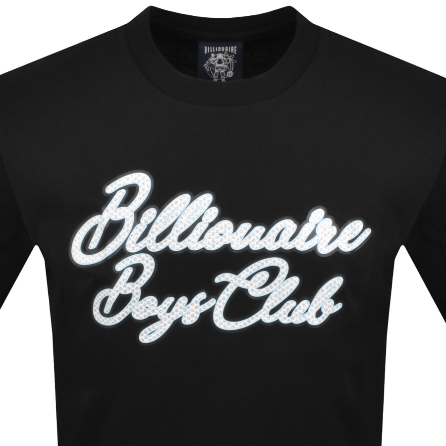 Image number 2 for Billionaire Boys Club Diamond Script TShirt Black