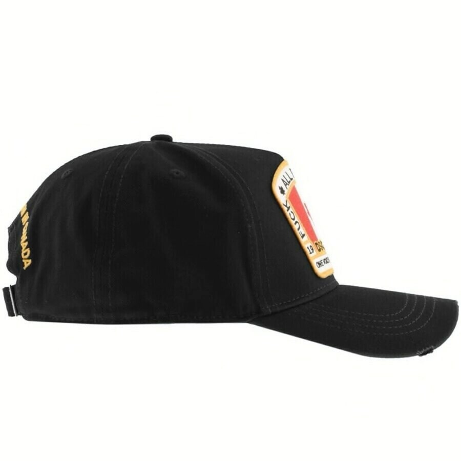 Image number 2 for DSQUARED2 Canada Patch Baseball Cap Black