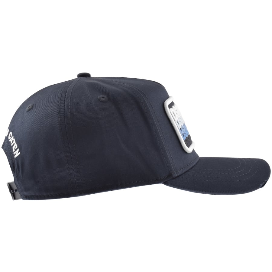Image number 2 for DSQUARED2 Patch Baseball Cap Navy