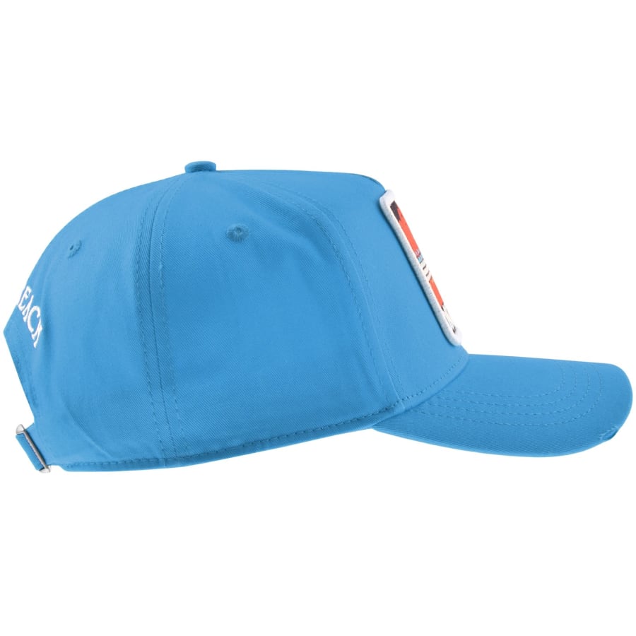 Image number 2 for DSQUARED2 Patch Baseball Cap Blue