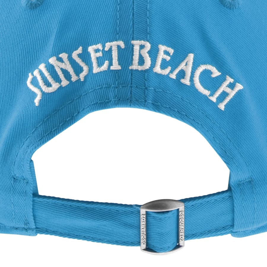 Image number 3 for DSQUARED2 Patch Baseball Cap Blue