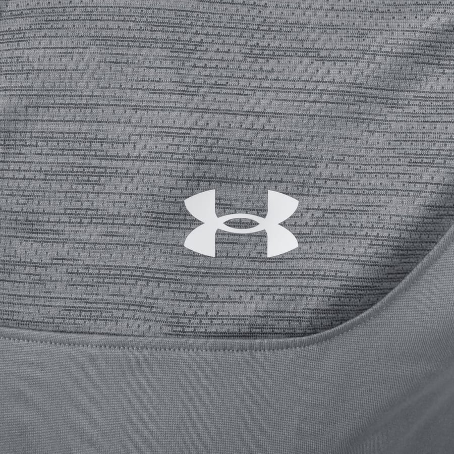 Image number 3 for Under Armour Tech Utility Quarter Zip T Shirt Grey