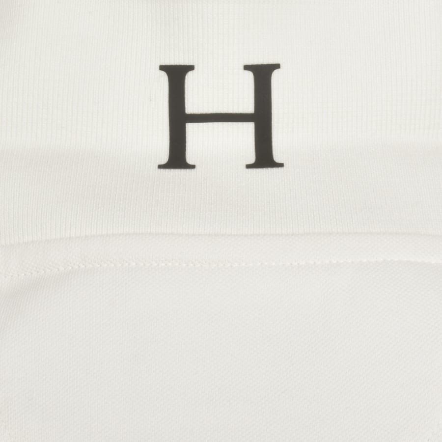 Image number 4 for Hackett Essential Logo Polo T Shirt Off White