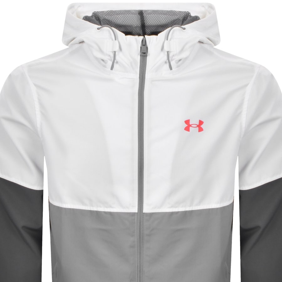 Image number 2 for Under Armour Blocked Jacket White