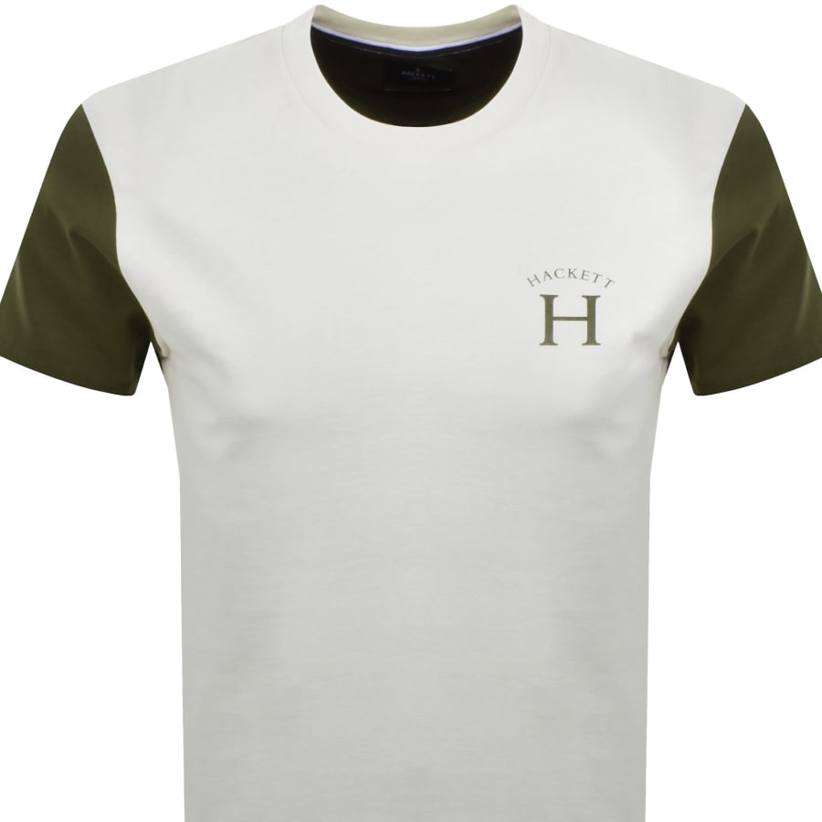 Image number 3 for Hackett Multi T Shirt Off White