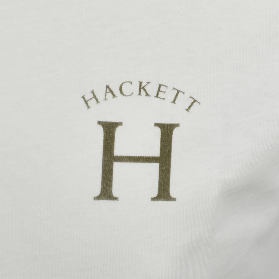 Image number 4 for Hackett Multi T Shirt Off White