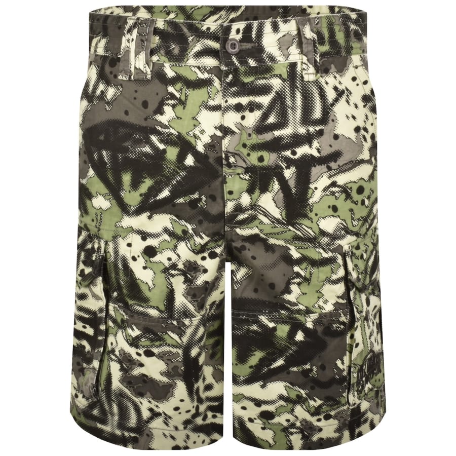 Image number 1 for Billionaire Boys Club Camo Cargo Shorts Brown