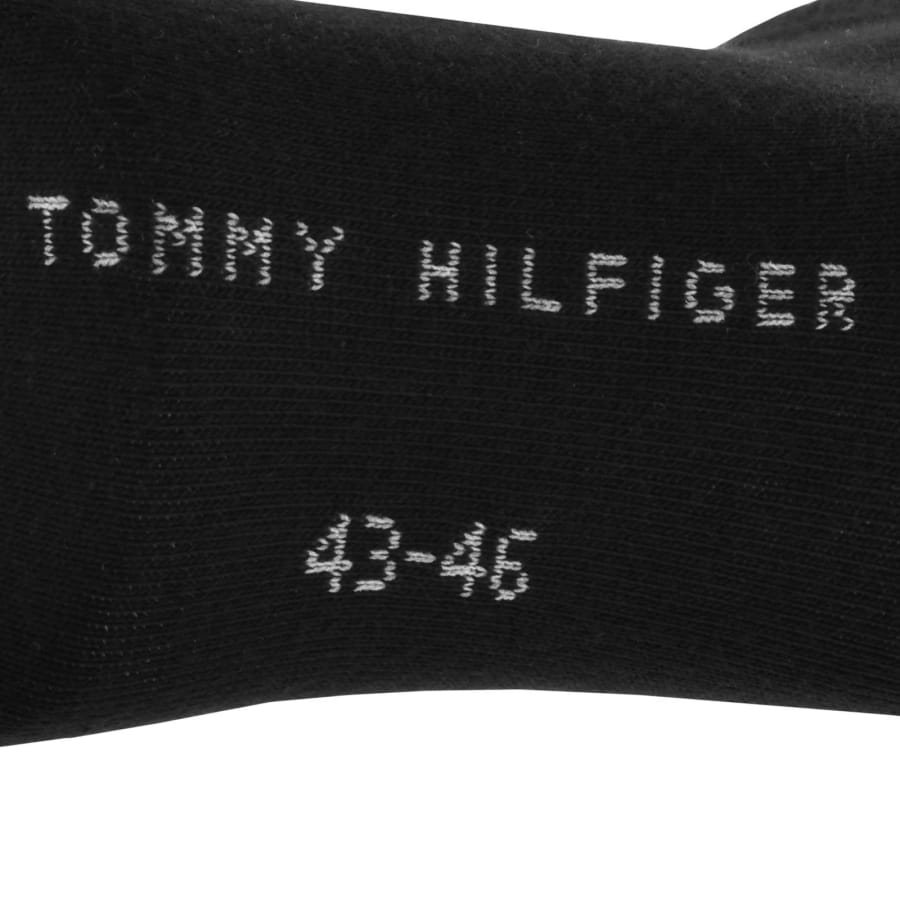 Image number 3 for Tommy Hilfiger 6 Pack Ankle Socks Black