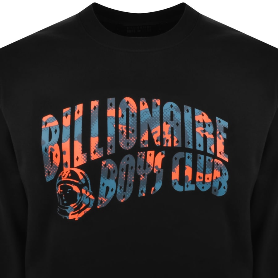 Image number 2 for Billionaire Boys Club Camo Logo Sweatshirt Black
