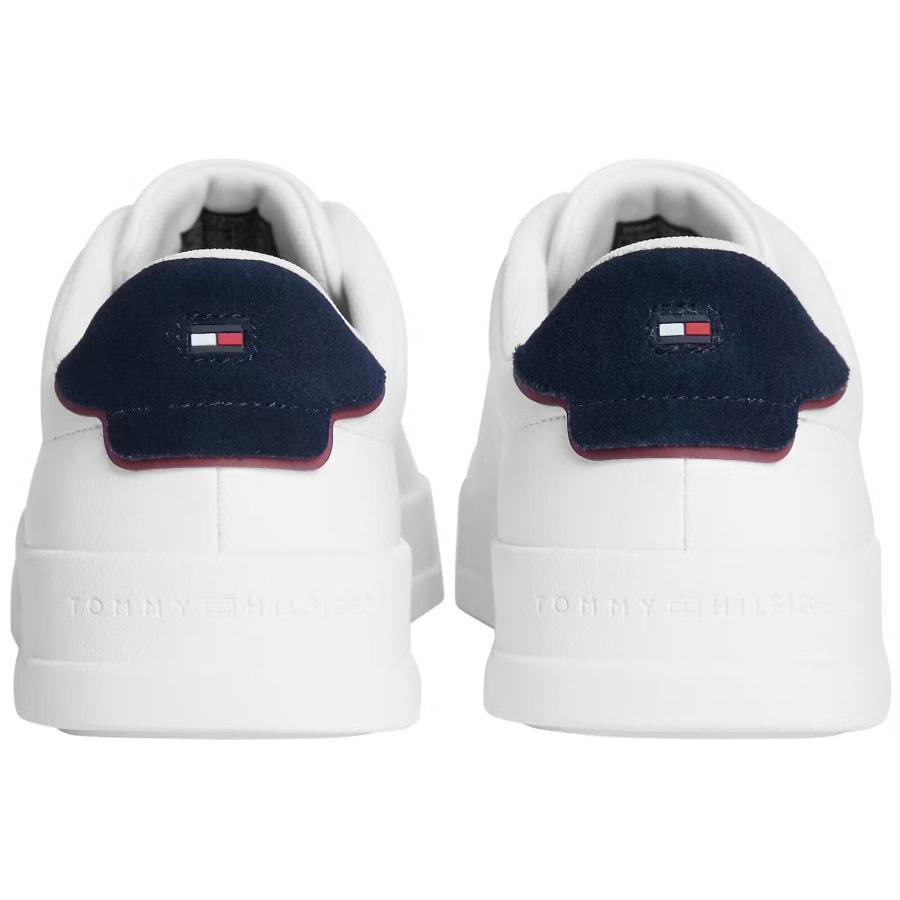 Image number 2 for Tommy Hilfiger Court Trainers White