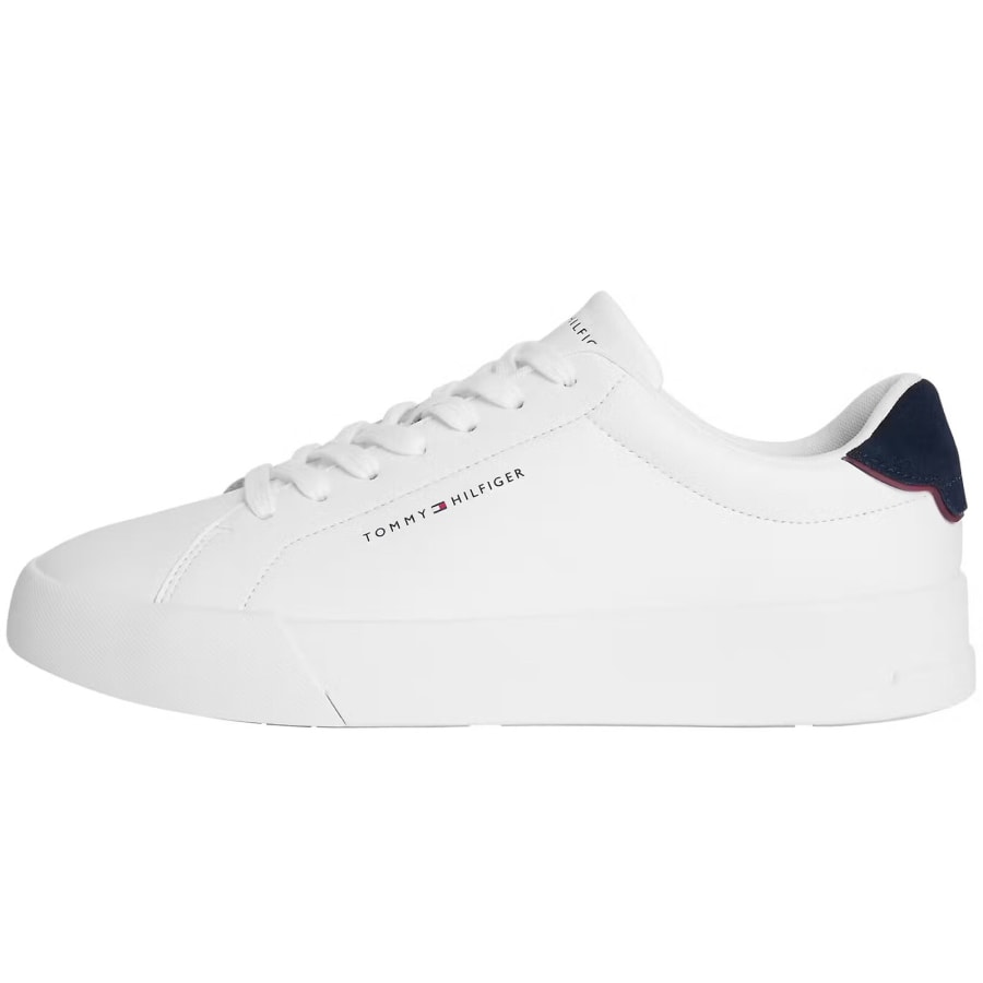 Image number 1 for Tommy Hilfiger Court Trainers White
