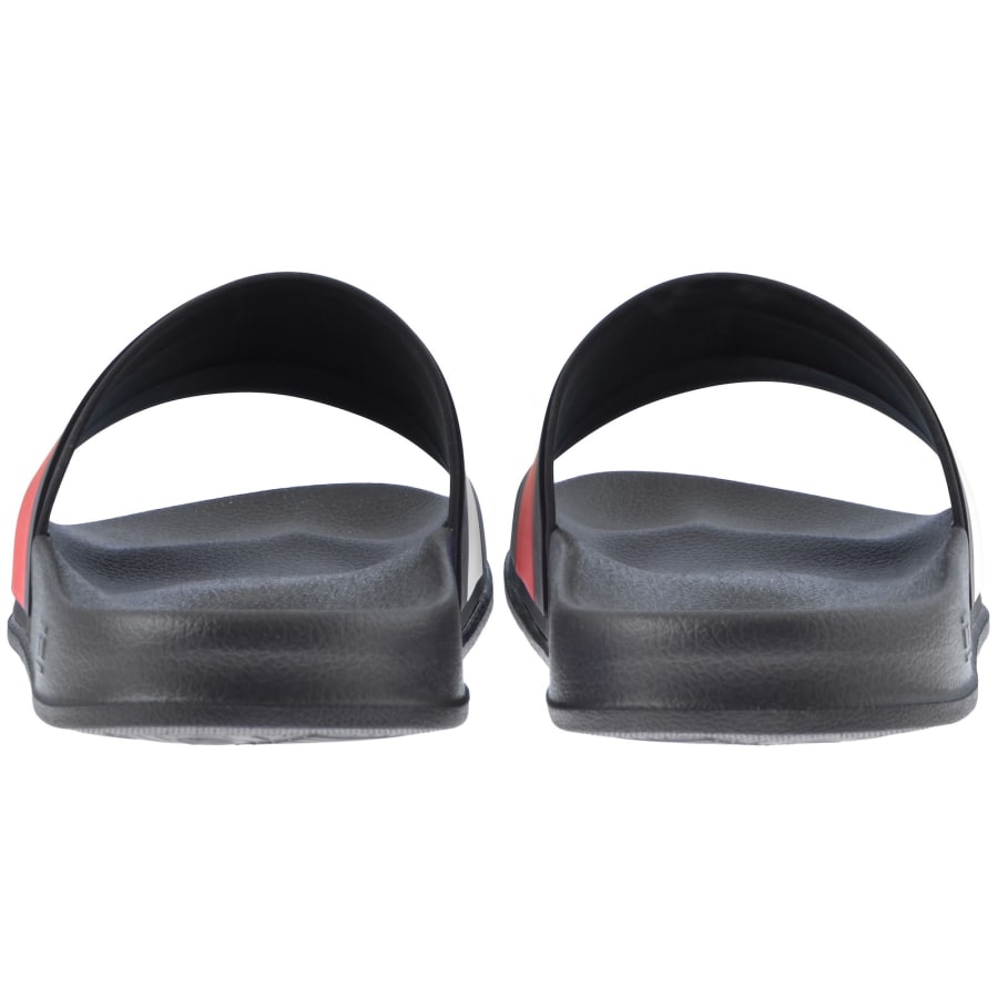 Image number 3 for Tommy Hilfiger Flag Pool Sliders Navy