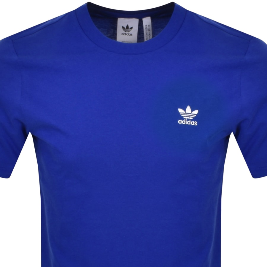 Image number 2 for adidas Trefoil Essential T Shirt Blue