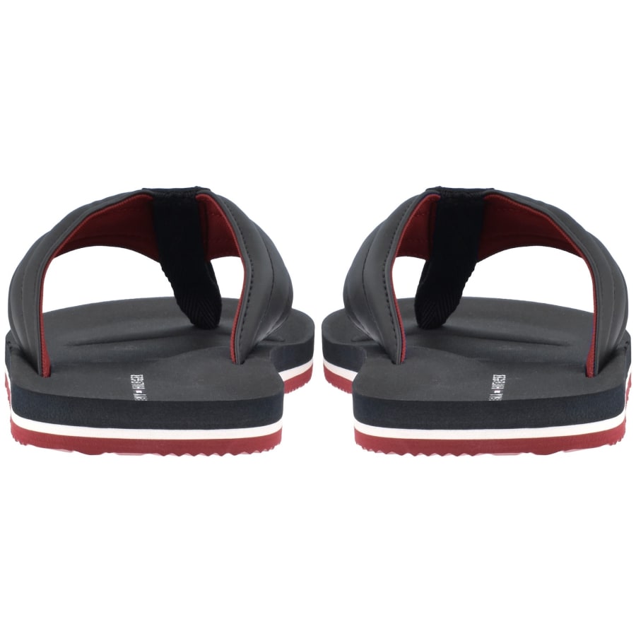 Image number 3 for Tommy Hilfiger Padded Beach Flip Flops Navy