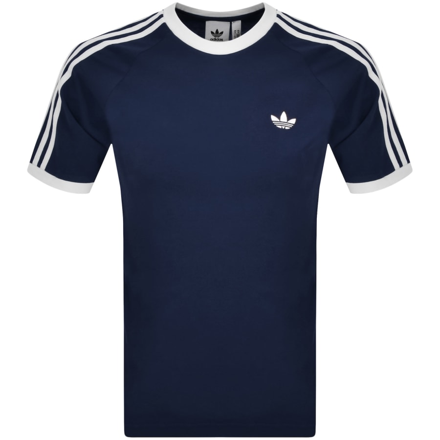 Image number 1 for adidas 3 Stripes T Shirt Navy