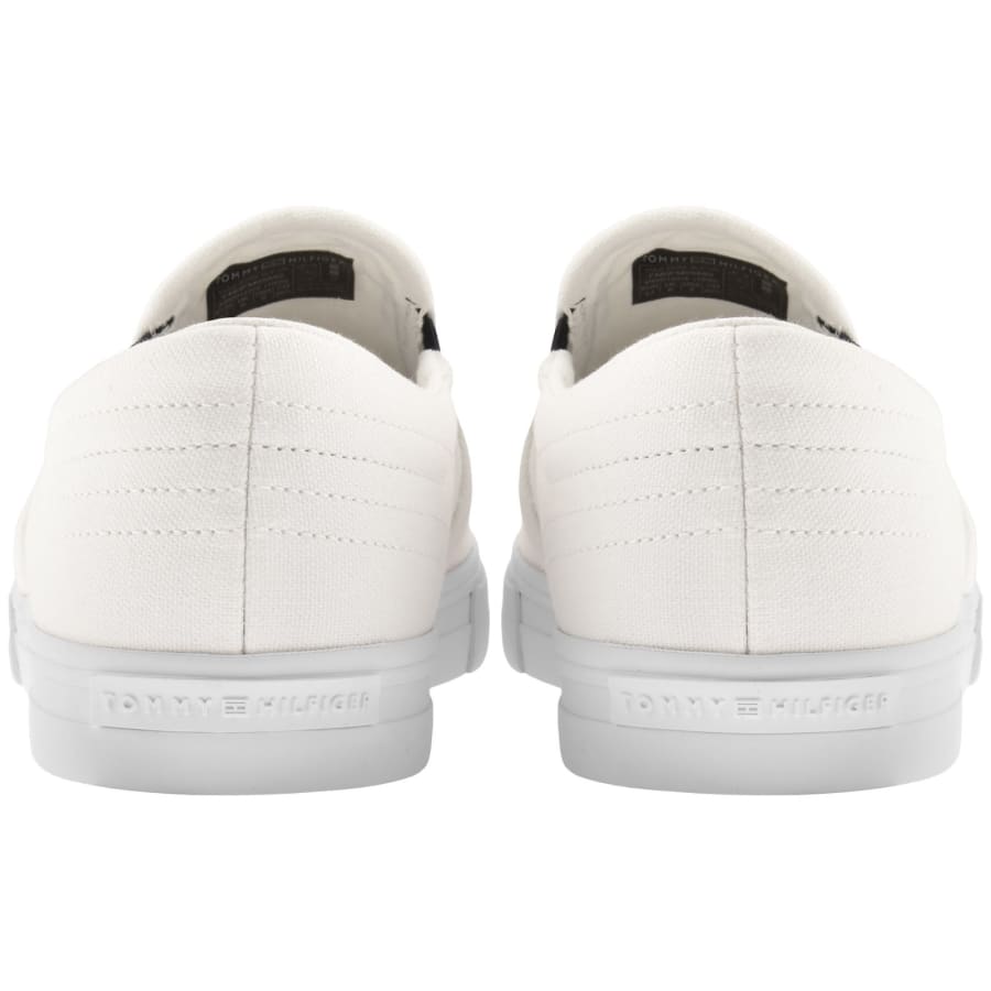 Image number 2 for Tommy Hilfiger Slip On Core Trainers White