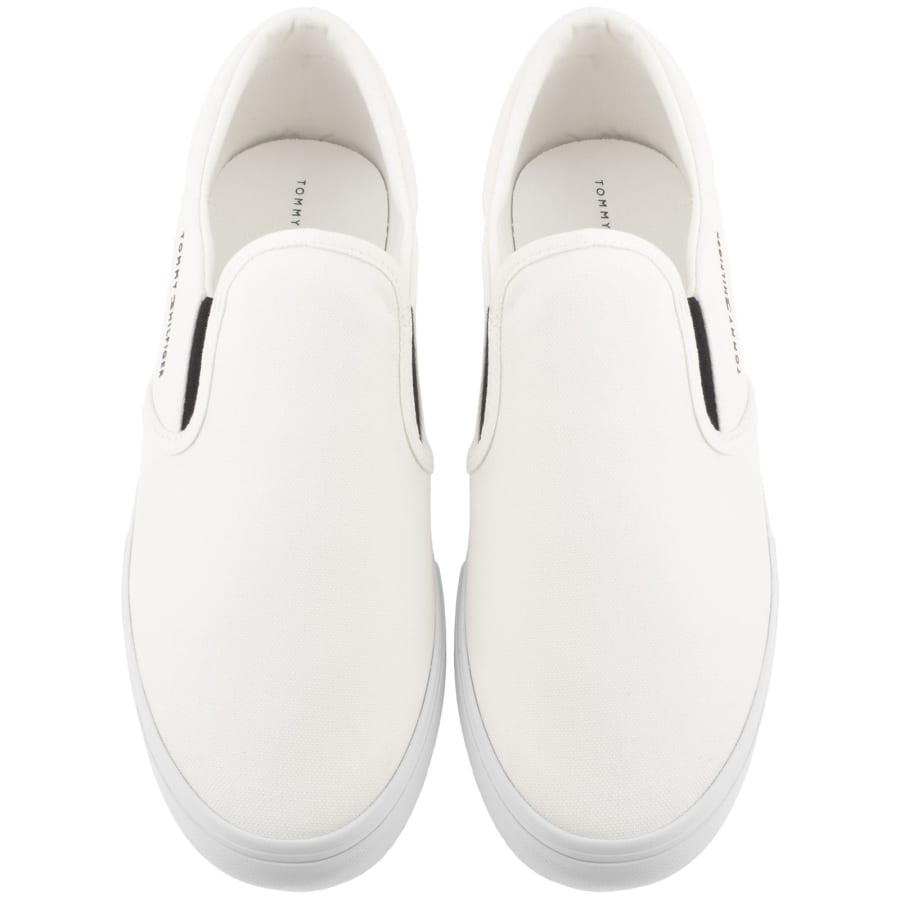 Image number 3 for Tommy Hilfiger Slip On Core Trainers White