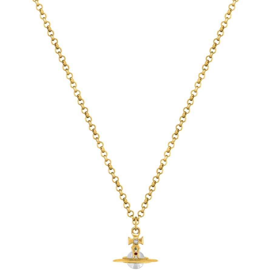 Image number 1 for Vivienne Westwood Petite Orb Pendant Gold