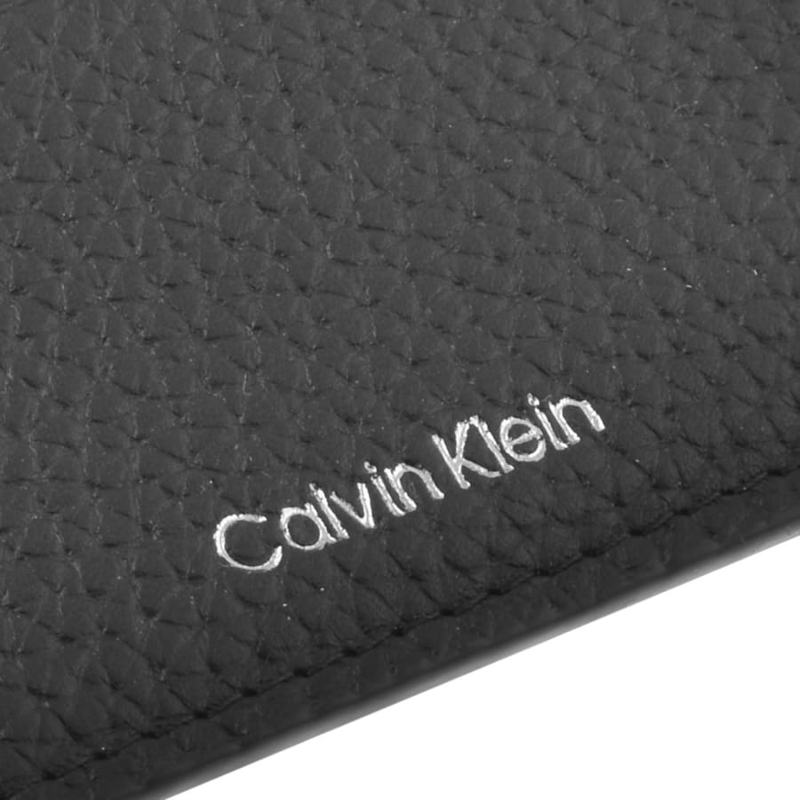 Image number 3 for Calvin Klein Foil Emboss Card Holder Black