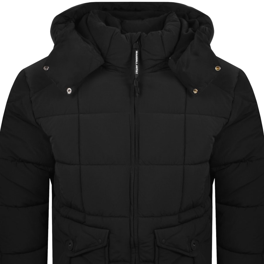 Image number 3 for Marshall Artist Yukon Bubble Jacket Black