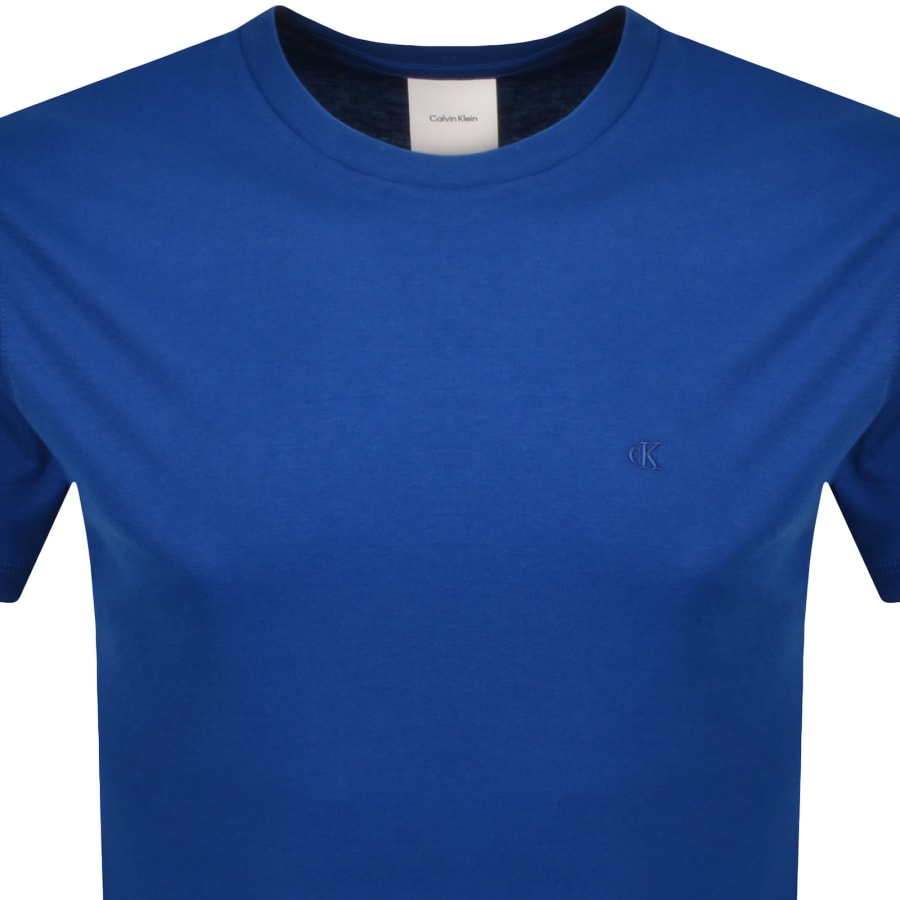 Image number 2 for Calvin Klein Supima T Shirt Blue