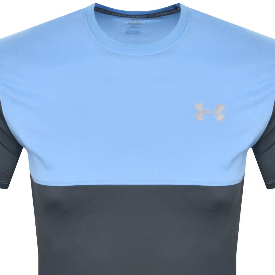 Image number 2 for Under Armour Tech Hybrid T Shirt Grey