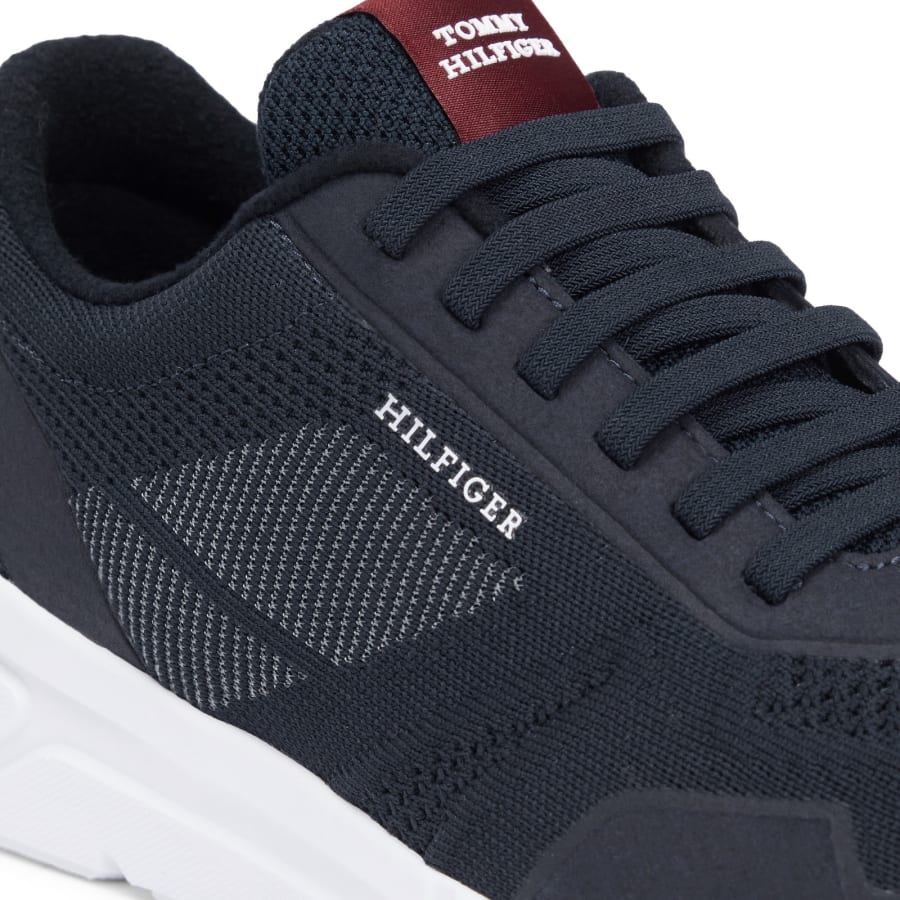 Image number 4 for Tommy Hilfiger Run Knit Trainers Blue