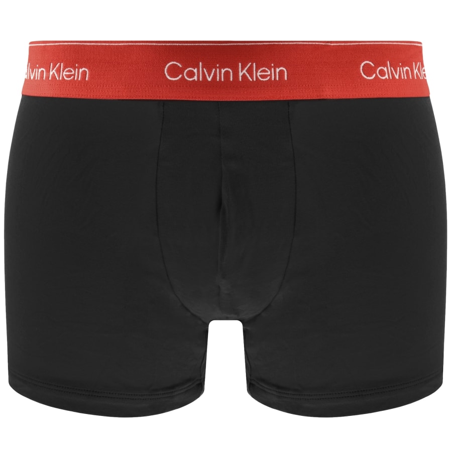 Image number 2 for Calvin Klein Underwear 3 Pack Trunks Black